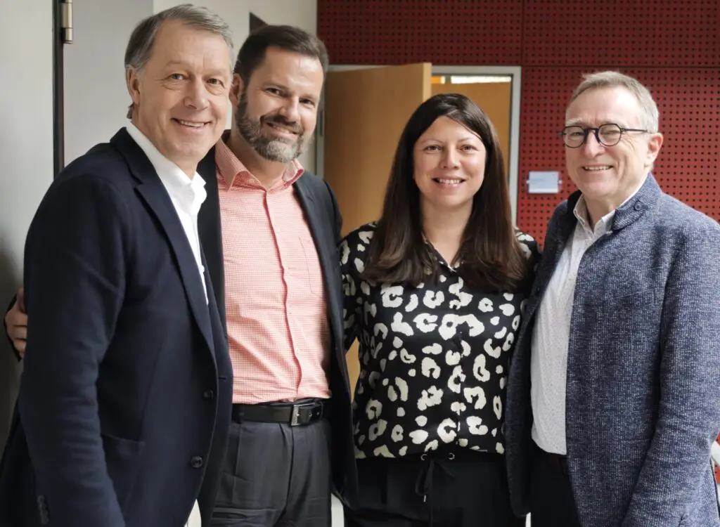 Neue Sprecher 9 Städte + 2 in NIedersachsen: Von links: Hans Nolte, Fritz Ahrberg, Marina Vetter, Harald Wanger